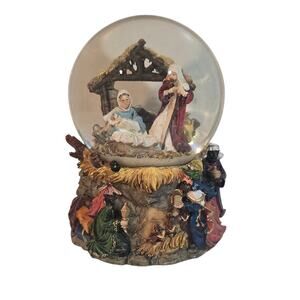 Schmid Brothers Musical Nativity Snow Globe